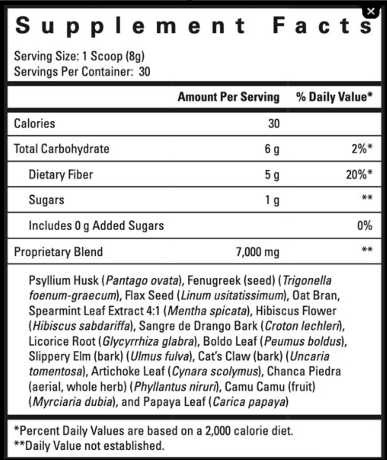 Fiberzon Powder